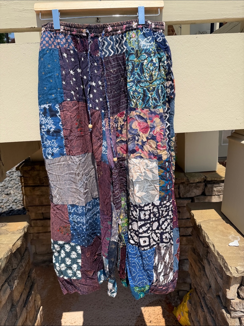 Jaded Gypsy sunrise Boho Wide-Leg Pants in Multi Floral